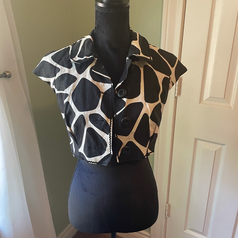 Moschino Giraffe Print Jacket